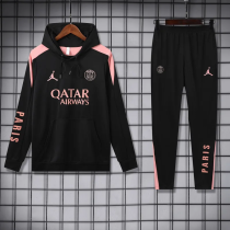 24-25 PSG Black Hoodie Tracksuit (卫衣套装) 24-25 PSG Black Hoodie Tracksuit (卫衣套装)