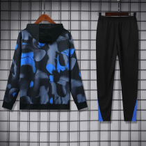 24-25 INT Grey blue Hoodie Tracksuit (卫衣套装)