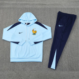 24-25 France Light blue Hoodie Tracksuit (卫衣套装)