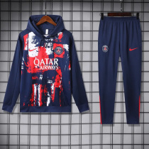 24-25 PSG Royal Blue Hoodie Tracksuit (卫衣套装) 24-25 PSG Royal Blue Hoodie Tracksuit (卫衣套装)