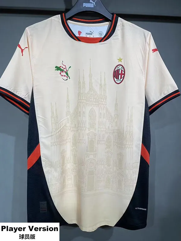 25-26 ACM Khaki Special Edition Player Version Soccer Jersey (球员) 1:1 Thai Quality