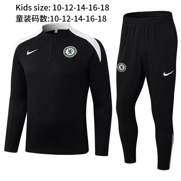 25-26 CHE High Quality Kids Half Pull Tracksuit