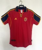 2000 Spain Home Retro Soccer Jersey
