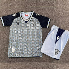 25-26 Almería Away Kids Soccer Jersey 1:1 Thai Quality