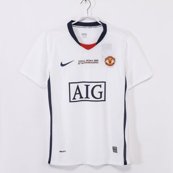 2008-2009 Man Utd Away Retro Soccer Jersey