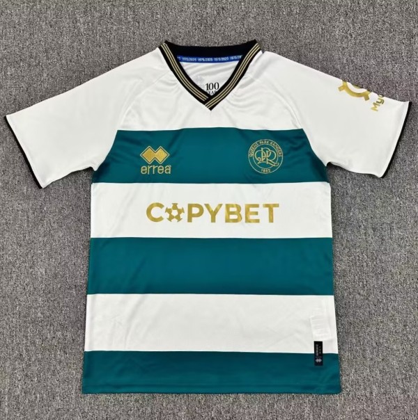 25-26 Queen's Park Third Fans Soccer Jersey 1:1 Thai Quality
