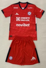 25-26 Cruz Azul Red Goalkeeper Kids Soccer Jersey 1:1 Thai Quality