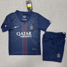 25-26 PSG Home Kids Soccer Jersey 1:1 Thai Quality*带星