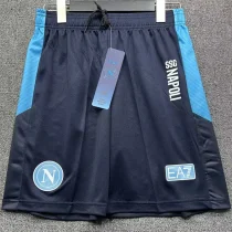 25-26 Napoli Black Blue Shorts Pants 1:1 Thai Quality 25-26 Napoli Black Blue Shorts Pants 1:1 Thai Quality