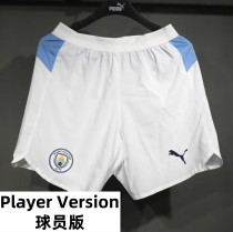 25-26 Man City Home Player Version Shorts Pants (High Quality)(球员短裤)