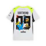 25-26 Dortmund Away Fans Soccer Jersey*印芝麻街字体