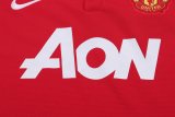 2013-2014 Man Utd Home Retro Kids Soccer Jersey