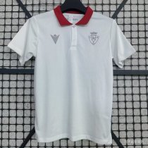 25-26 Osasuna White Polo Short Sleeve 25-26 Osasuna White Polo Short Sleeve