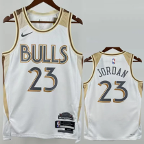24-25 BULLS JORDAN #23 White City Edition Top Quality Hot Pressing NBA Jersey 24-25 BULLS JORDAN #23 White City Edition Top Quality Hot Pressing NBA Jersey
