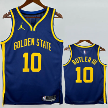 22-23 WARRIORS BUTLERIII #10 Blue Top Quality Hot Pressing NBA Jersey (Trapeze Edition) 飞人版