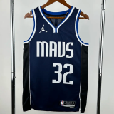 22-23 Dallas Mavericks FLAGG #32 Royal Blue Top Quality Hot Pressing NBA Jersey (Trapeze Edition)飞人版