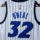 25-26 Magic O'NEAL #32 White Top Quality Hot Pressing NBA Jersey(条纹)