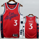 24-25 Clippers PAUL #3 Red Top Quality Hot Pressing NBA Jersey (Trapeze Edition) 飞人版