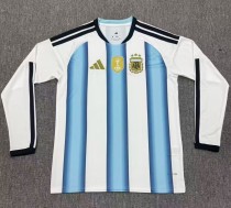 2026 World Cup Argentina Home Long Sleeve Fans Soccer Jersey 2026 World Cup Argentina Home Long Sleeve Fans Soccer Jersey