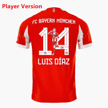 25-26 Bayern  LUIS DIAZ 14 Special Edition Player Version Soccer Jersey（印14星）