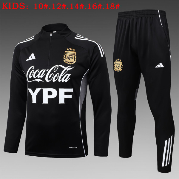 25-26 Germany High Quality Kids Half Pull Tracksuit