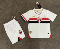 25-26 Sao Paulo Home Kids Soccer Jersey*无广告版