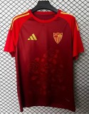 25-26 Sevilla Red Training shirts