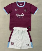 25-26 Burnley Home Kids Soccer Jersey