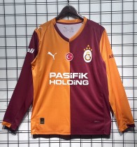 25-26 Galatasaray Home Long Sleeve Fans Soccer Jersey (五星) 25-26 Galatasaray Home Long Sleeve Fans Soccer Jersey (五星)
