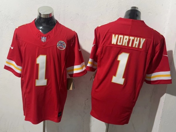 2025 NFL Kansas City Chiefs New Pattern Jersey