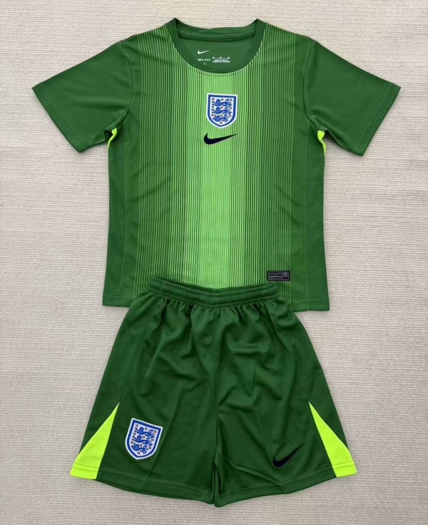 25-26 England GoalKeeper Kids Soccer Jersey
