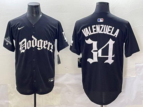 2025 MLB Los Angeles Dodgers New Pattern Jersey