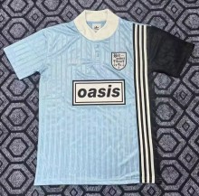 1996 AD Oasis Joint Edition Blue Retro Version Polo Short Sleeve