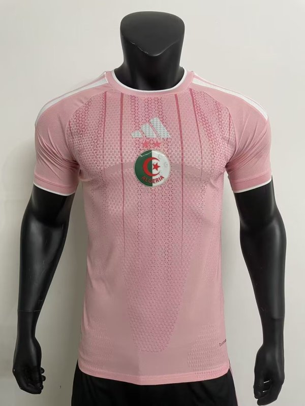 25-26 Algeria Pink Player Version Soccer Jersey