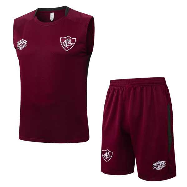 25-26 Fluminense High Quality Tank Top And Shorts Suit