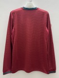 2026 Portugal Home Long Sleeve Fans Soccer Jersey*长袖