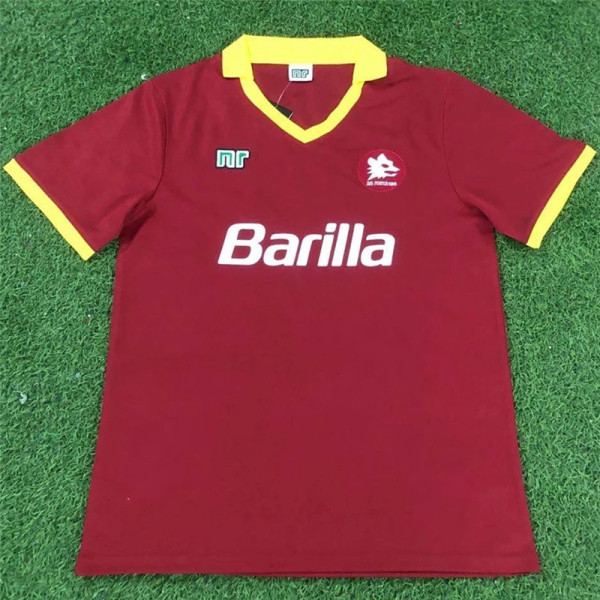 89-90 AS Roma home Retro Jersey Thailand Quality
