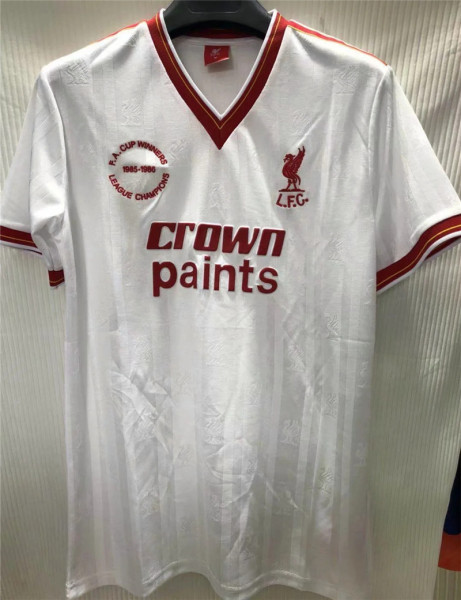 1985-1986 Liverpool Away Retro Jersey Thailand Quality