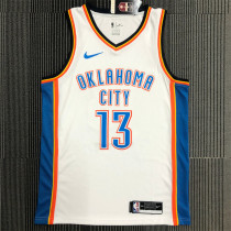 Oklahoma City Thunder 雷霆队 白色 13号 哈登