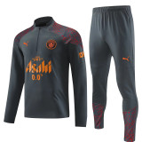 23-24 Manchester City (grey) Adult Sweater tracksuit set
