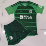 Kids kit 23-24 Burgos CF Third Away Thailand Quality