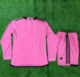 Long sleeve Kids kit 24-25 Inter Miami CF home Thailand Quality