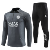 Player Version 23-24 Paris Saint-Germain (dark grey) Adult Sweater tracksuit set