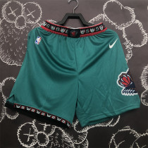 Memphis Grizzlies 灰熊 绿色 短裤