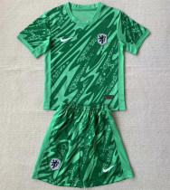 Kids kit 2024 Netherlands (Goalkeeper) Thailand Quality