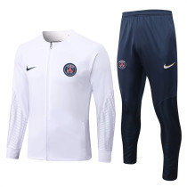 22-23 Paris Saint-Germain (White) Jacket Sweater tracksuit set