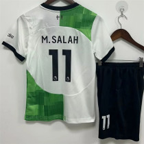 Kids kit 23-24 Liverpool Away (M.SALAH 11#) Thailand Quality