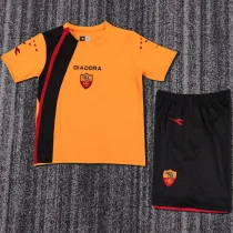 Kids kit 05-06 AS Roma home (Retro Jersey) Thailand Quality