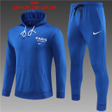Young 23-24 Paris Saint-Germain (Colorful Blue) Sweater and Hat Set