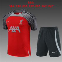 Kids kit 23-24 Liverpool (Training clothes) Thailand Quality